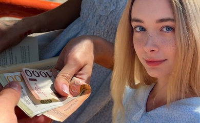 Helped a needy student and fucked her mere pennies - [Loly Nebel]