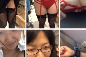 我的淫荡女同事在公司露出